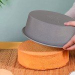 Silicone 7-Inch Round Cake Pan Set for Air Fryers