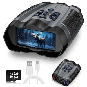 4K Night Vision Binoculars with Camera and Zoom