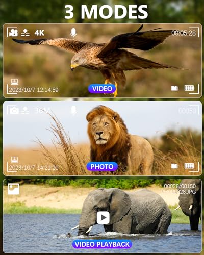 4K Night Vision Binoculars with Camera and Zoom