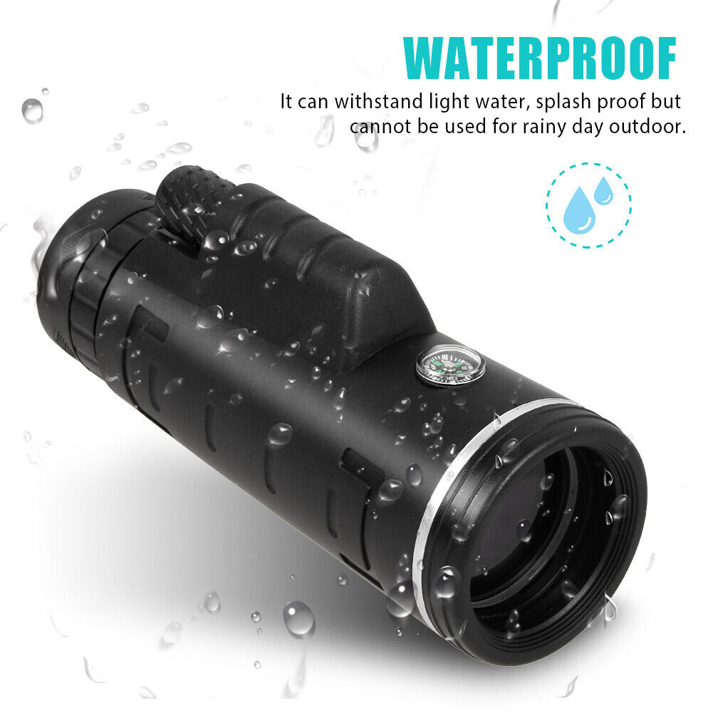 80x100 HD Monocular Telescope for Day/Night Use