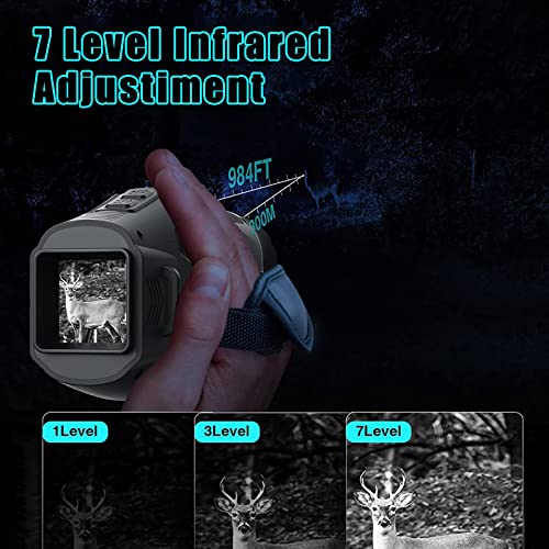 SKYXIU 1080p Night Vision Monocular for Outdoor Adventures
