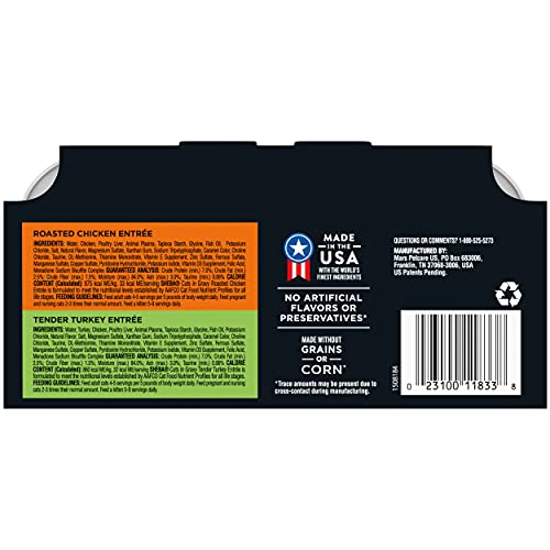 SHEBA Perfect Portions Cat Food Twin Tray Chicken