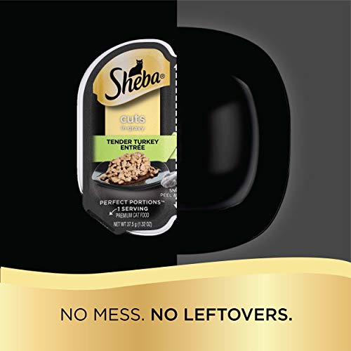 SHEBA Perfect Portions Cat Food Twin Tray Chicken