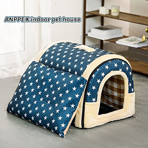 2-in-1 Foldable Pet Bed for Cats and Dogs