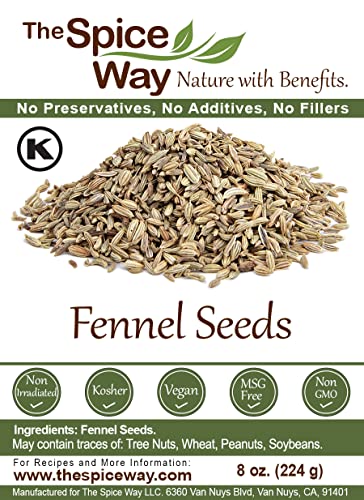 Fennel Seeds for Tea and Cooking - 8 oz