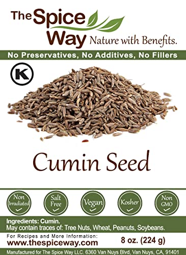 Whole Cumin Seeds – 8 oz Resealable Bag