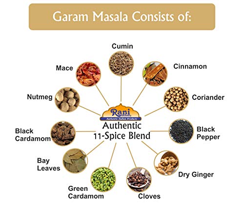 Rani Garam Masala 11-Spice Blend, 3oz Jar