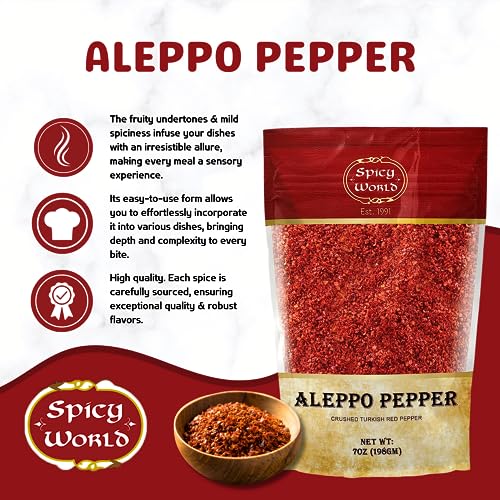 Aleppo Pepper Flakes - Authentic Turkish Chili Spice