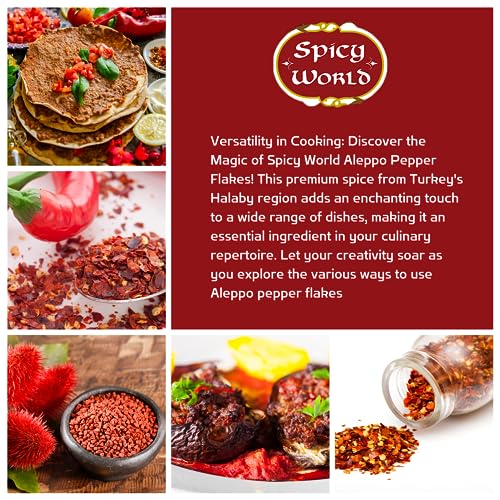 Aleppo Pepper Flakes - Authentic Turkish Chili Spice