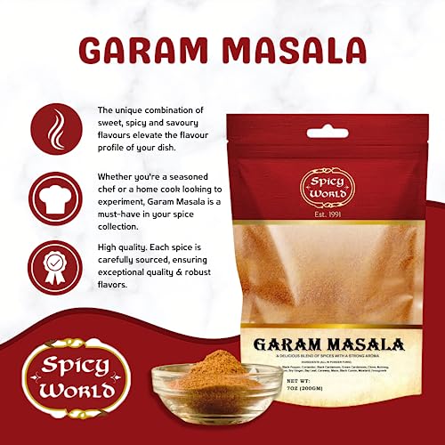 Spicy World Garam Masala - 7 Ounce Jar