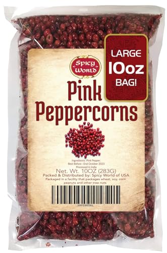 Spicy World Pink Peppercorns 10 oz - Bold Flavor