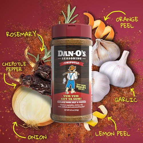 Dan-O’s Chipotle Seasoning Medium Bottle 8.9 oz