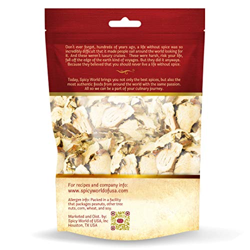 10 Ounce Resealable Bag of Dried Galangal Slices
