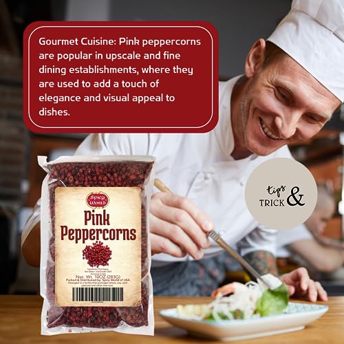 Spicy World Pink Peppercorns 10 oz - Bold Flavor