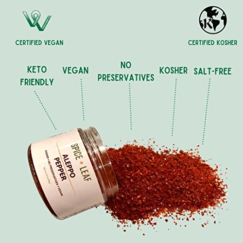 Aleppo Pepper Flakes - Mild Middle Eastern Spice