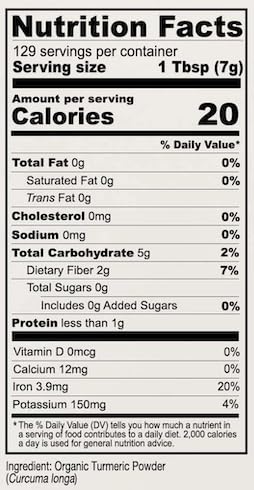 Anthony's Organic Turmeric Root Powder, 2Lbs