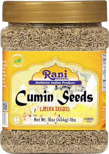 Rani Whole Cumin Seeds - 16oz Jar