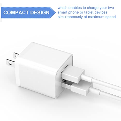 iGENJUN 2.4A Dual USB Wall Charger Cube