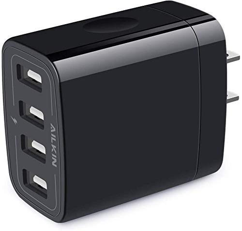 AILKIN 4-Port Fast USB Wall Charger