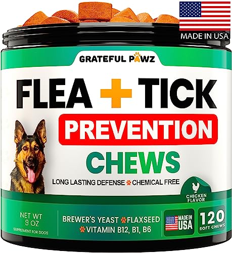 Natural Chewable Flea and Tick Prevention for Dogs