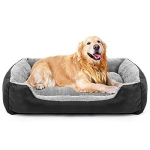Washable Rectangle Dog Bed for Large Pets