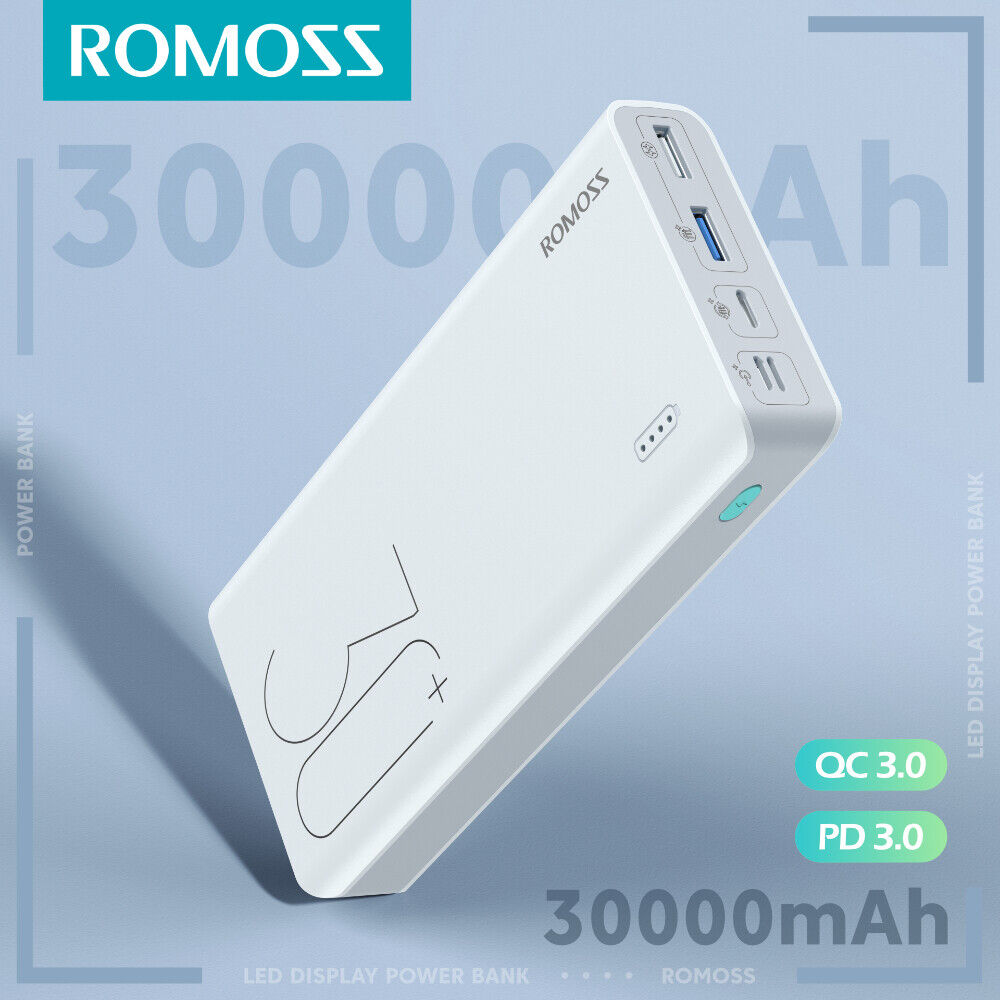 ROMOSS 30000mAh Fast Charge Portable Power Bank