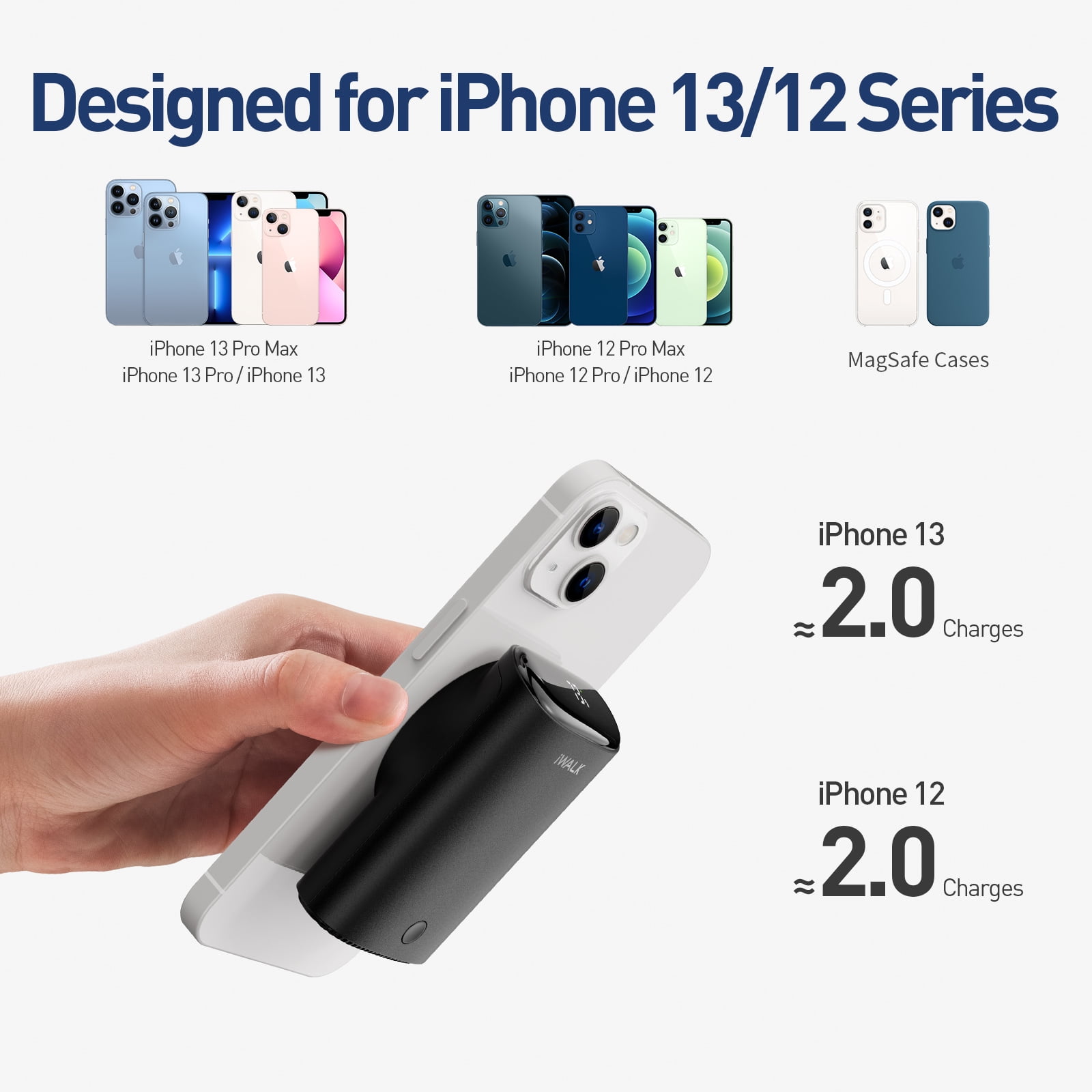 iWALK 9000mAh Magnetic Wireless Power Bank