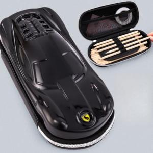 XZR Supercar Pencil Case - Large Capacity - Black