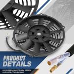 High-Performance Slim Electric Radiator Cooling Fan