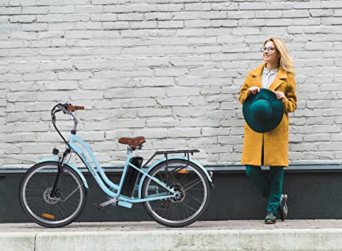 GELEISEN 500W Step-Thru Electric City Bike