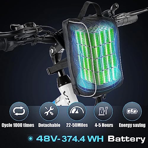 VIVI 500W Folding Electric Bike - 22MPH Speed