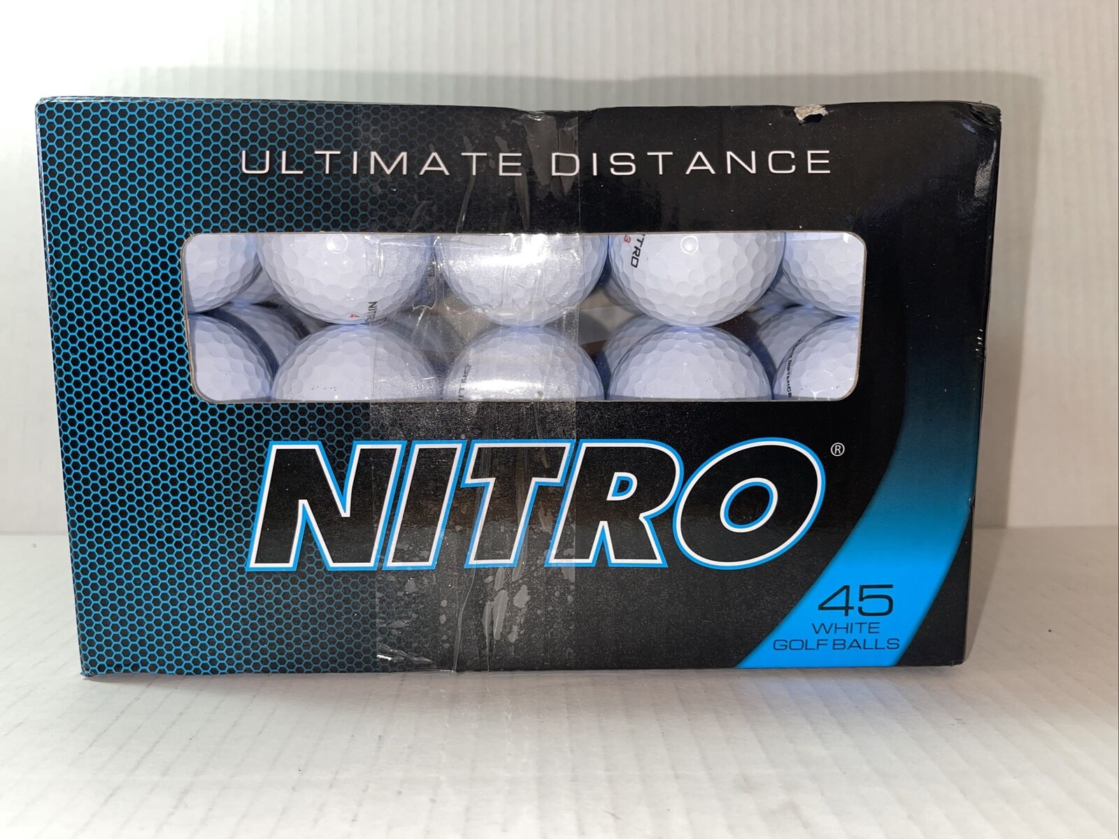 Nitro Golf Ultimate Distance 45 White Golf Balls