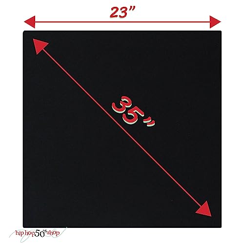 Vintage Black Polka Dot Sheer Chiffon Scarf