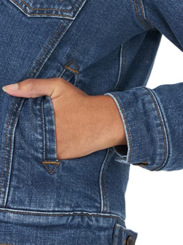 Wrangler Women's Denim Sherpa Lined Retro Jacket