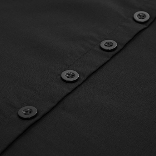 Vintage High Waist A-Line Skirt with Belt