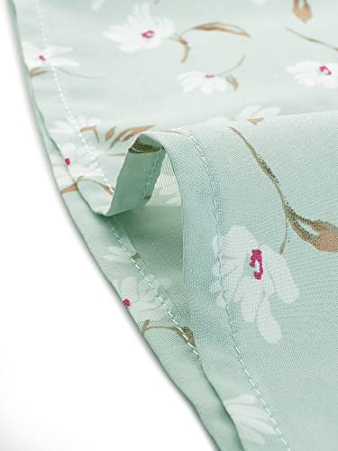 Vintage Peter Pan Blouse with Floral Print