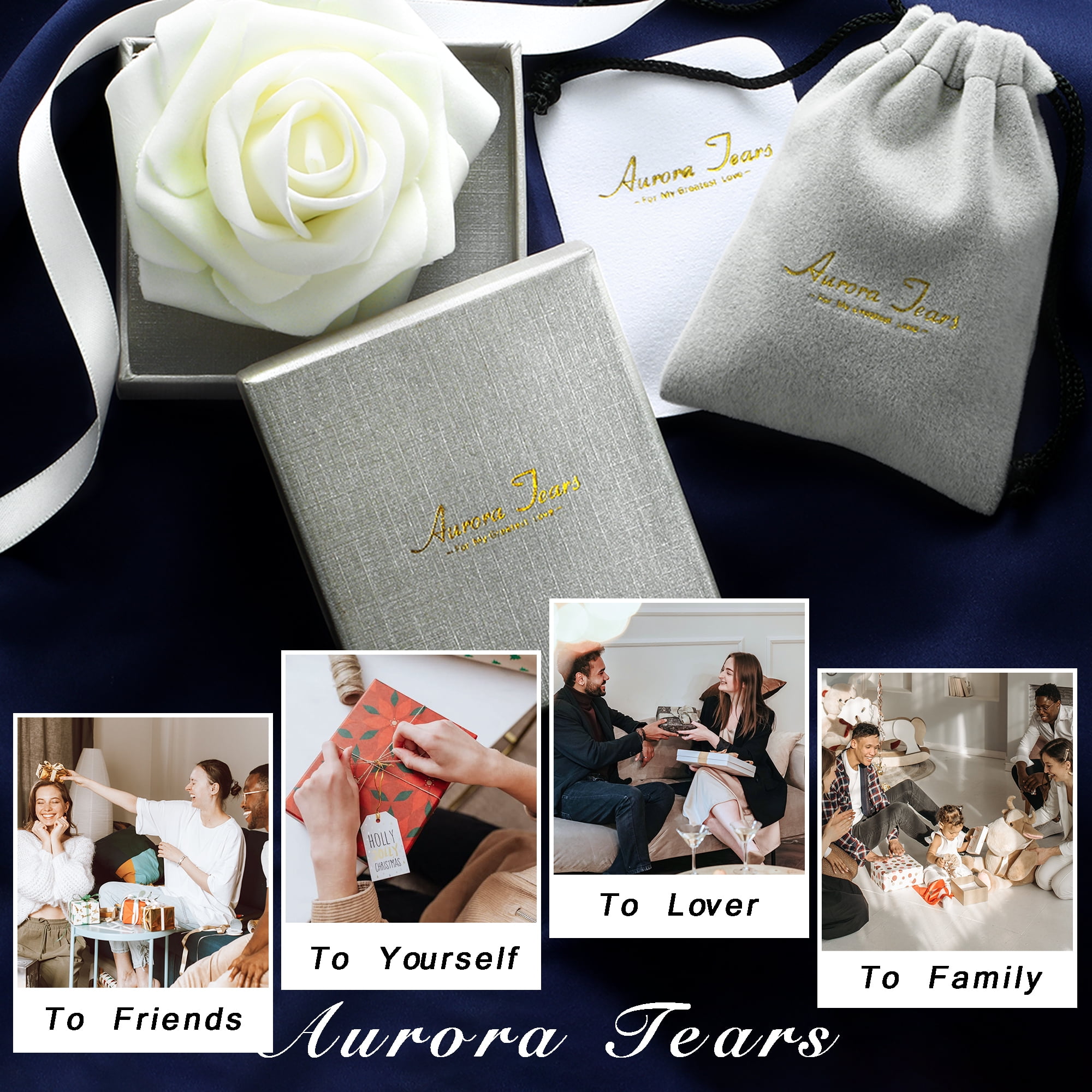 Blue Butterfly Aquamarine Earrings in Sterling Silver