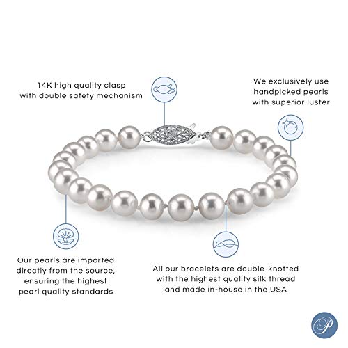 14K Gold Japanese Akoya Pearl Bracelet