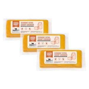 Vintage Sharp Cheddar Cheese Block 3-Pack