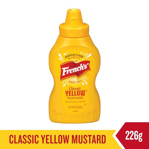 French's Classic Yellow Mustard, 8 oz Bottle