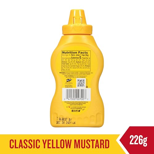 French's Classic Yellow Mustard, 8 oz Bottle