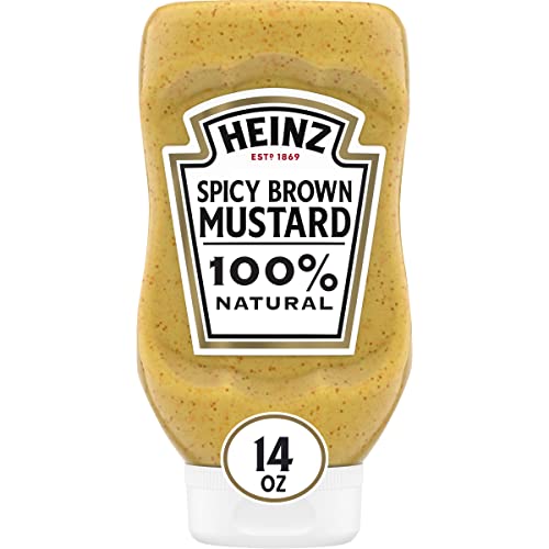 Heinz Natural Spicy Brown Mustard, 14 oz