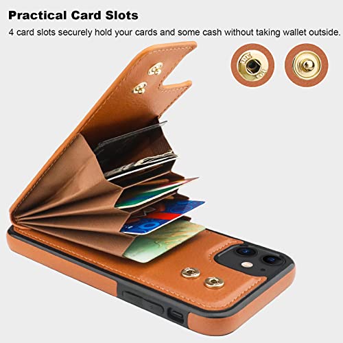 Folosu iPhone 11 Wallet Case with Ring Stand