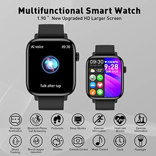Smartwatch with Call, Fitness Tracker & Heart Rate