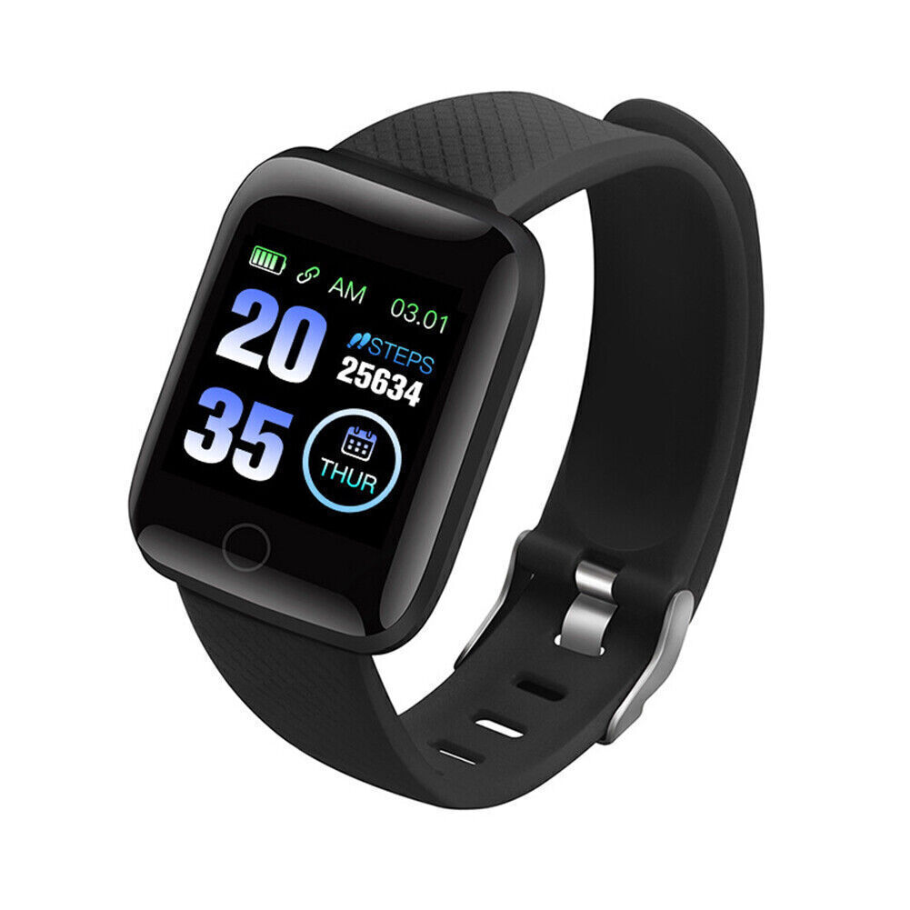 Waterproof Smart Fitness Watch with Heart Rate Tracker