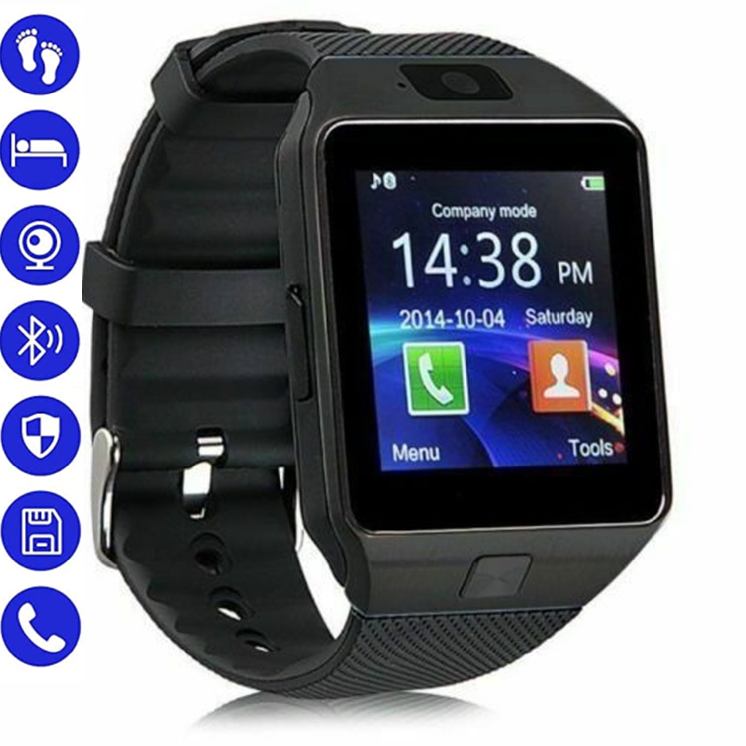 Waterproof Smartwatch with Fitness Tracker and HR Monitor