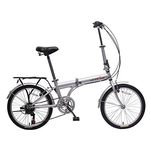 IDS Home 20" Folding City Bike with 6 Speed