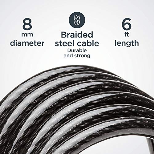 Schwinn 6-Foot x 8mm Coil Key Lock