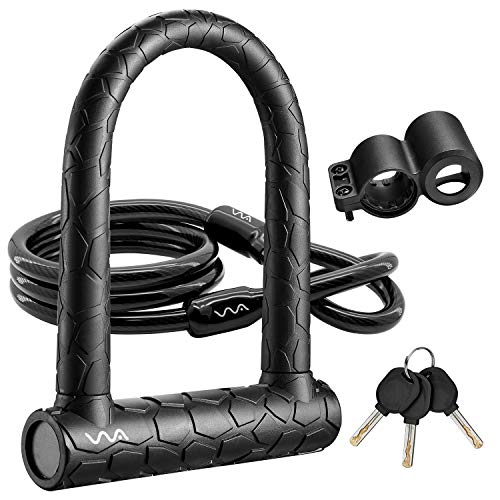 20mm U-Lock for Bikes with 1.2m Cable
