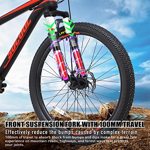 Full Suspension Mountain Bike with Shimano 21 Speed